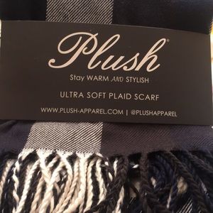 Ultra soft plaid scarf